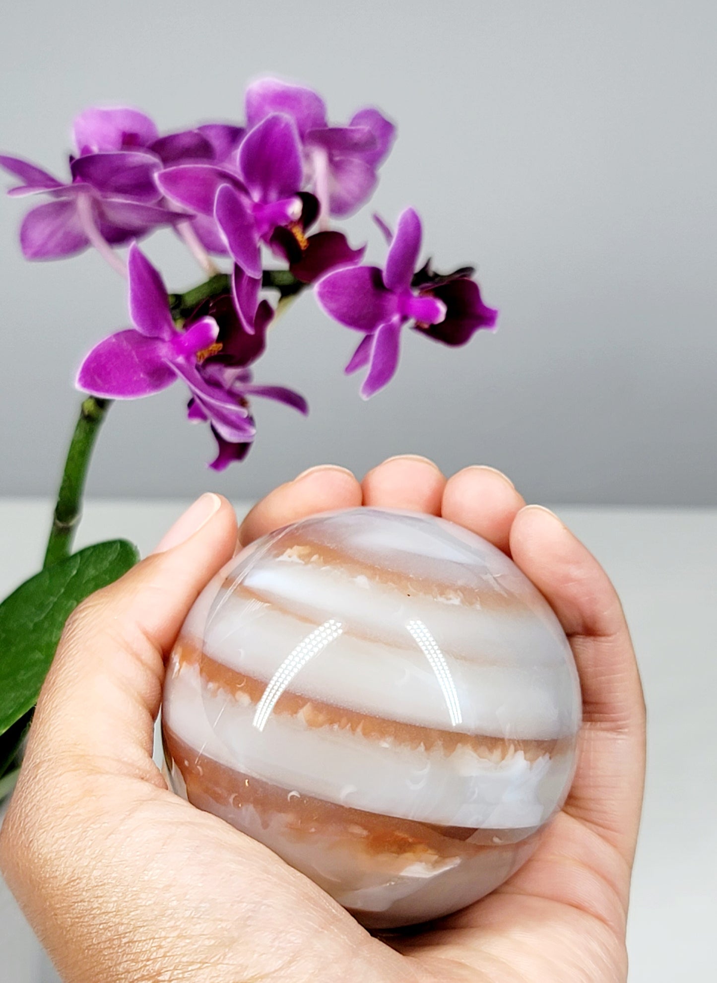 Banded Agate Sphere