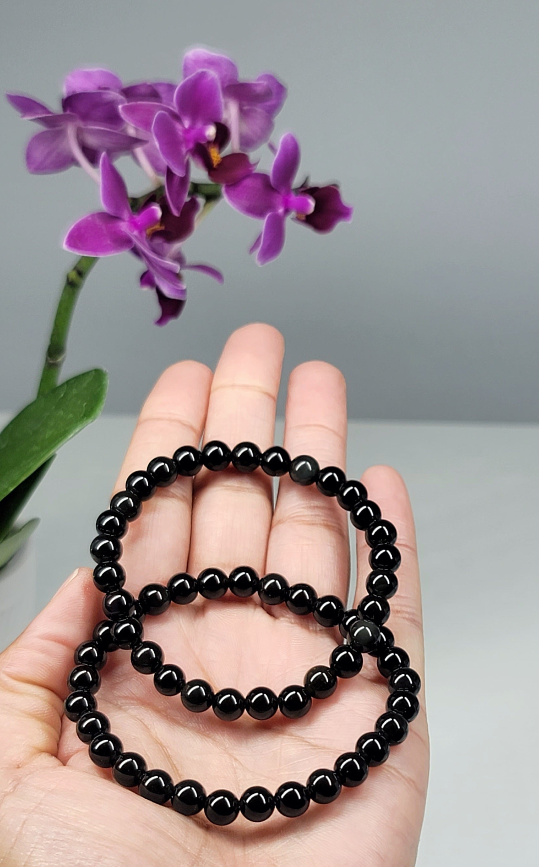 Black Obsidian Bracelet