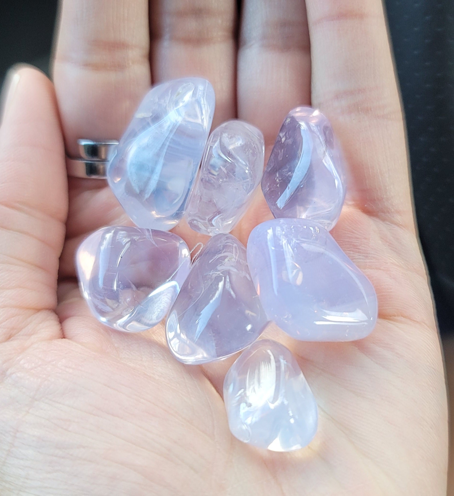 Lavender Moon Quartz Tumble