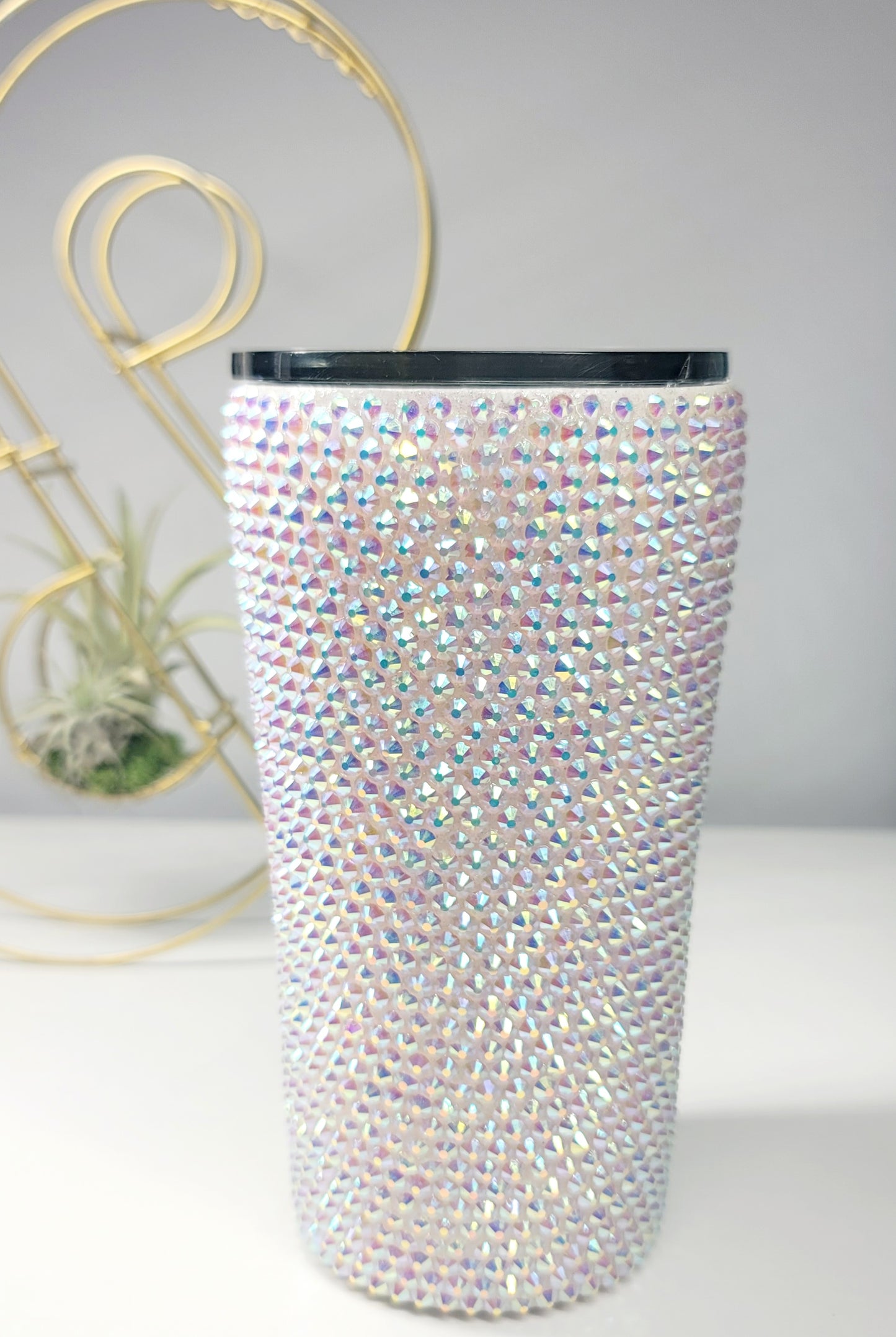 Glass Rhinestone Tumbler