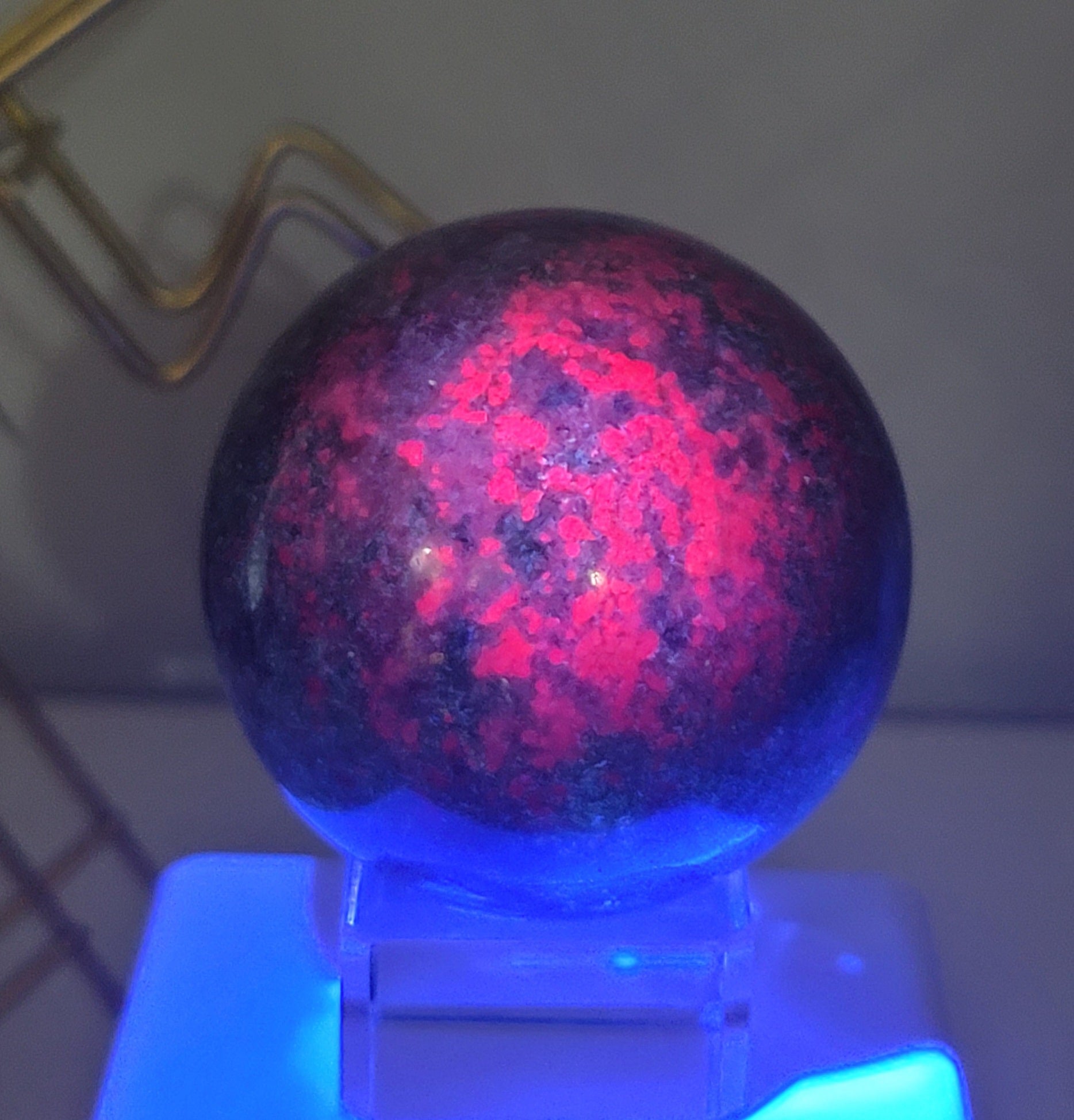 Ruby Kyanite Sphere