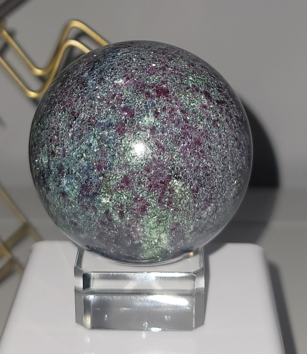 Ruby Kyanite Sphere