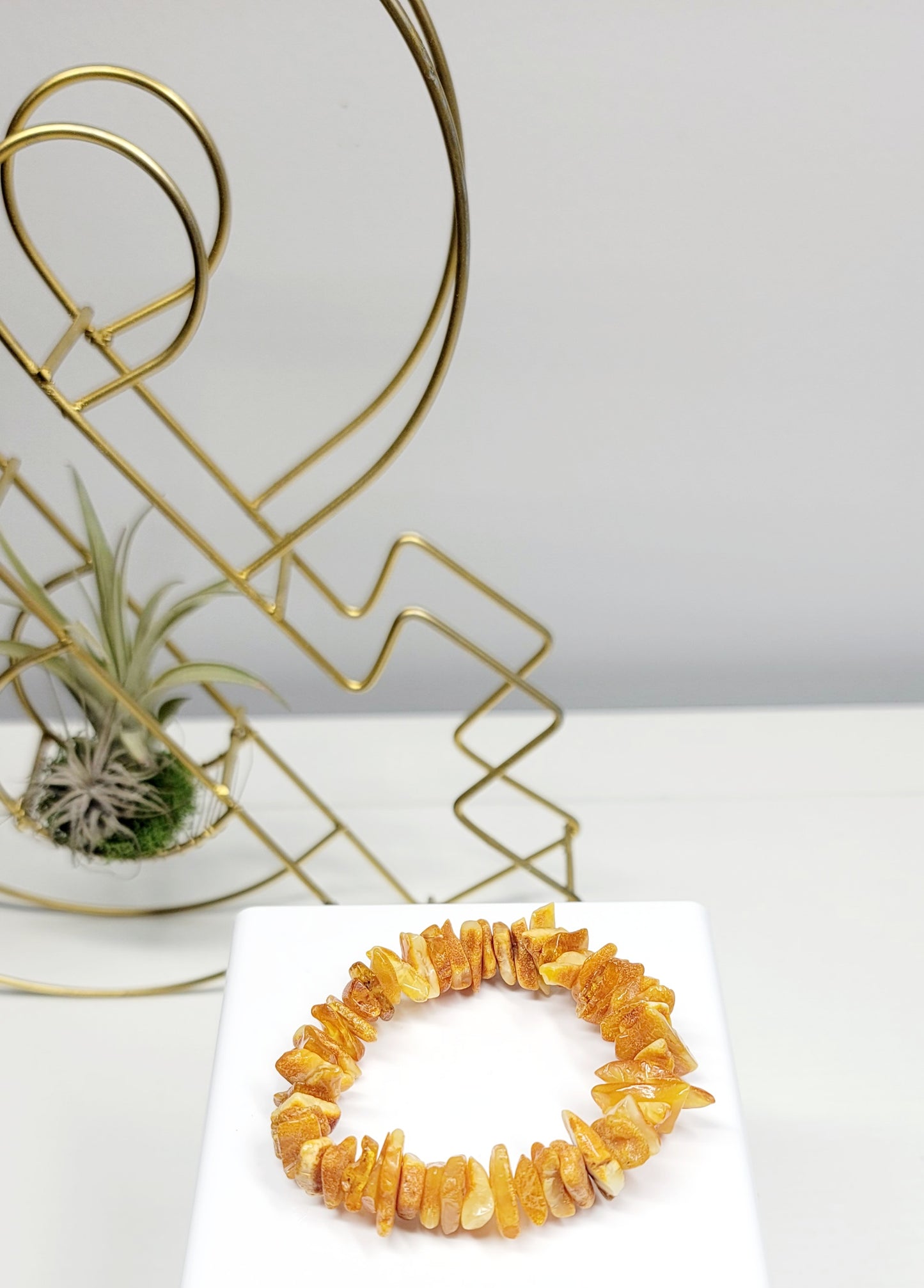 Baltic Amber Bracelet (Dark Honey)