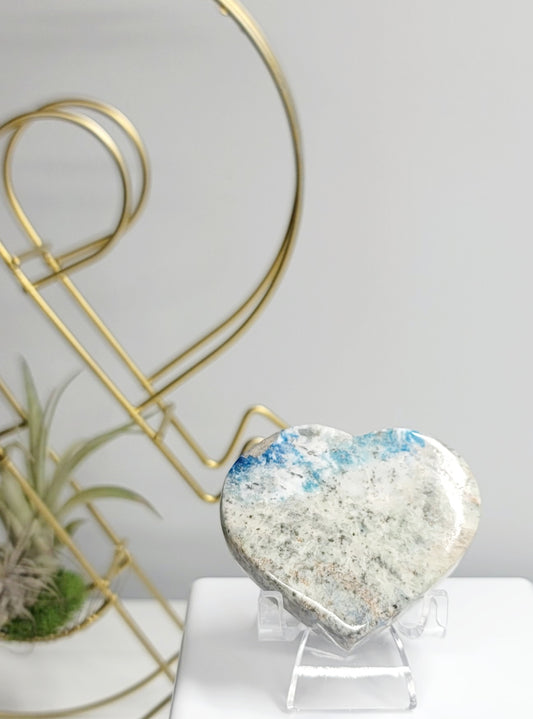 Hackmanite with Sodalite & Afghanite Heart ( UV Reactive)